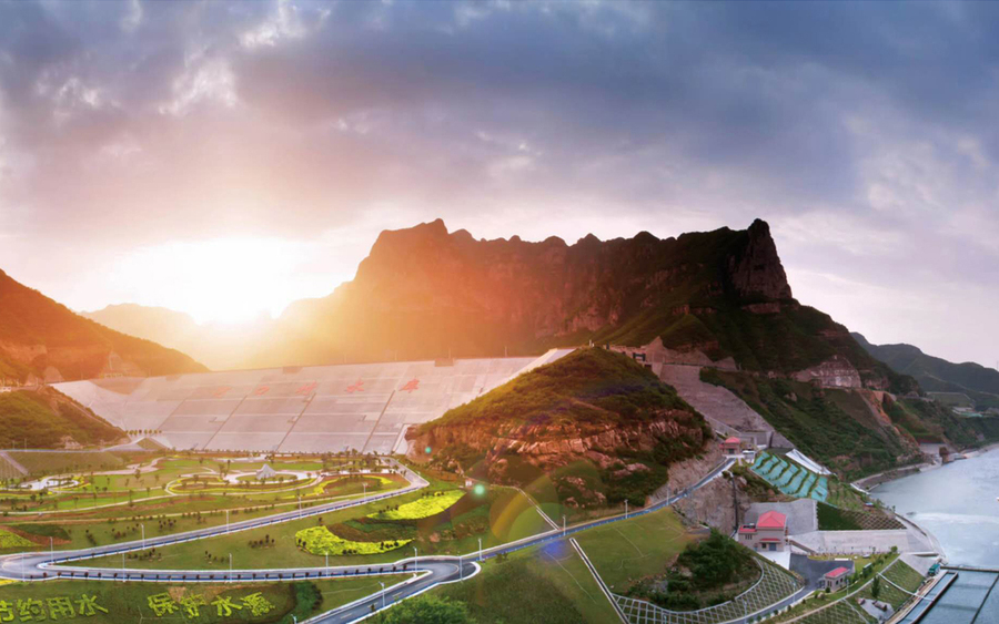 河南省沁河河口村水库沁龙峡景区